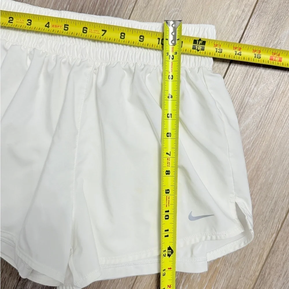 Nike Women's  White Athletic Shorts